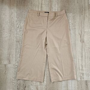 White House Black Market Tan Crop Pants